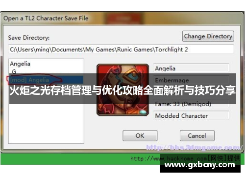 火炬之光存档管理与优化攻略全面解析与技巧分享